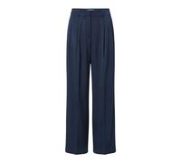 Michael Kors- Pantalones Anchos Fluidos de Satén- Trousers- Mujer- Azul- 3XS- Pantalones Anchos Fluidos de Satén