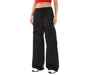 Michael Kors- Pantalones Cargo de Pierna Ancha Tejidos- Trousers- Mujer- Negro- S- Pantalones Cargo de Pierna Ancha Tejidos