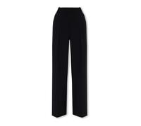 Michael Kors- Pantalones con pinzas- Trousers- Mujer- Negro- S- Pantalones con pinzas