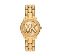 Michael Kors Phoebe Dam 36 mm guldtonat rostfritt stål klocka, MK4923
