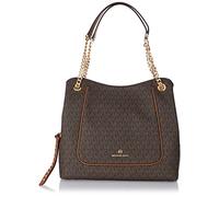 Michael Kors Piper bolsa de hombro para mujer, Brown/Acorn