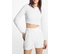 Michael Kors Pleated Shorts In White Talla: 26 | Pantalones Cortos Outlet | Mujer | Blanco