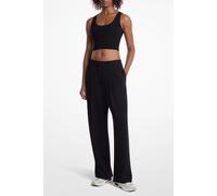 Michael Kors Pleated Track Pant Black Talla: L | Pantalones Deportivos Outlet | Mujer | Negro