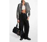Michael Kors Pleated Wide Leg Trouser In Black Talla: 28 | Pantalones Outlet | Mujer | Negro