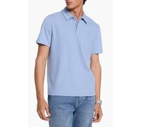 Michael Kors Polo Casual Shirt In Waffle Fabric In Chambray Blue Talla: L | Outlet | Hombre | Azul
