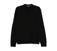 Michael Kors- Polo de lana merino negra- Tops- Hombre- Negro- L- Polo de lana merino negra