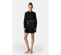 Michael Kors Poplin Pleated Mini Dress Black Talla: M | Mini Vestidos Outlet | Mujer | Negro