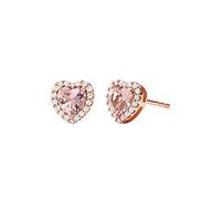 Michael Kors PREMIUM Pendientes de mujer con cristal en tono dorado rosa plateado MKC1519A2791