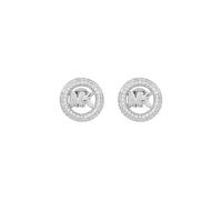 Michael Kors Premium Pendientes mujer de latón en tono plateado, MKJ8560040