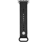 Michael Kors Pulsera compatible con Apple Watch, 38/40/41 mm - 20 mm Caucho negro, MKS8009