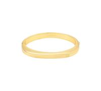 Michael Kors Pulsera de latón para mujer con cierre de botón a presión