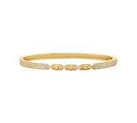 Michael Kors - Pulsera Elegante de Oro con Circonita - Accessories - Mujer - Amarillo - ONE SIZE -
