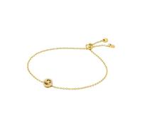 Michael Kors Pulsera para mujer de metal dorado con piedras semipreciosas y cierre deslizante