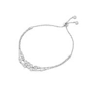 Michael Kors Pulsera para mujer de plata 925 con circonitas, talla única, plata 32029903, talla única