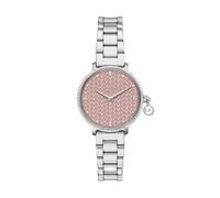 Michael Kors Pyper Mujer Reloj de 32MM de Acero Inoxidable en Tono Plateado, MK7617