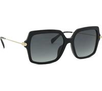 Michael Kors Mujer MK2247U QUOGUE 30058G Gafas de sol Acetato Negro Gris Cuadrada Normal Sombreado