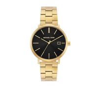 Michael Kors Reloj Blake para Hombre, Movimiento de Cuarzo de Tres Agujas o cronógrafo con Correa de Acero Inoxidable, Oro y Negro