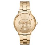Michael Kors Reloj Blake para hombre, movimiento de cuarzo de tres agujas o cronógrafo con correa de acero inoxidable, Tono Oro
