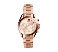 Michael Kors - Reloj Bradshaw Mini cronógrafo de Cuarzo con Correa de Acero Inoxidable en Oro Rosa para Mujer MK5799
