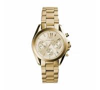 Michael Kors Reloj Bradshaw para Mujer, Movimiento cronógrafo de Cuarzo de 36 mm con Correa de Acero Inoxidable