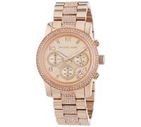 Michael kors reloj con correa de acero y caucho para mujer mk5827