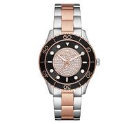 Michael Kors Reloj Cuarzo Mujer 40.00mm con dial Analógico Multicolor y Correa de Pulsera de Metal Bicolor MK6960