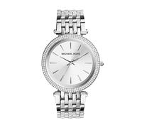 Michael Kors - Reloj Darci analógico de Cuarzo con Correa de Acero Inoxidable en Tono Plateado para Mujer MK3190