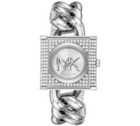 Michael Kors - Reloj de cadena Mini Lock Pavé- tono plateado - Accessories - Mujer - Gris - ONE SIZE -