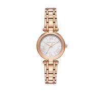 Michael Kors Reloj Laney para Mujer, Movimiento de Cuarzo a Tres Agujas con Correa de Acero Inoxidable, 30 mm, Tono Oro Rosa