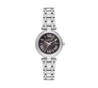 Michael Kors Reloj Laney para Mujer, Movimiento de Cuarzo a Tres Agujas con Correa de Acero Inoxidable, 30 mm, Tono Plateado