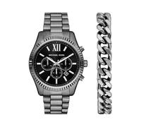 Michael Kors Reloj analógico 'LEXINGTON' antracita / negro, Talla One Size