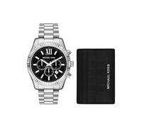 Michael Kors Reloj Analógico para Hombre de Cuarzo con Correa en Acero Inoxidable MK1091SET