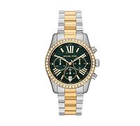 Michael Kors Reloj Lexington para Mujer, Movimiento cronógrafo de Cuarzo con Correa de Acero Inoxidable