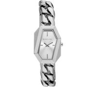 Michael Kors Reloj para mujer MK4879 plateado con esfera hexagonal