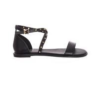 Michael Kors - Sandalia plana de cuero con tachuelas Astrid - Shoes - Mujer - Negro - 38 1/2 EU -