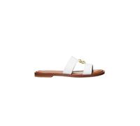 Michael Kors Sandalias 'MICHAEL KORS ERIN FLAT SANDAL LEATHER Scarpe' blanco 36 blanco