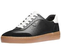 Michael Kors Scotty - Tenis con Cordones para Mujer, Vachetta Leather Suede Black, 35.5 EU