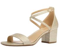 Michael Kors Serena, Sandals Mujer, Dorado Claro, 38 EU