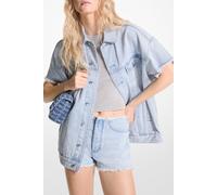 Michael Kors Short Slv Denim Jacket Bluehazewsh Talla: OS | Chaquetas Vaqueras Outlet | Mujer | Azul