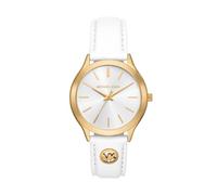 Michael Kors Slim Runway Dam 38 mm guldtonat rostfritt stål klocka, MK7544