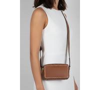 Michael Kors Small Double Zip Camera Chain Cross Body Bag In Brown Talla: OS | Bandoleras Cruzadas Outlet | Mujer | Marrón