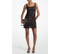 Michael Kors Square Neck Mini Dress With Lace Detail In Black Talla: 36 | Mini Vestidos Outlet | Mujer | Negro