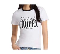 Michael Kors - St. Tropez Tee - Tops - Mujer - Blanco - S -