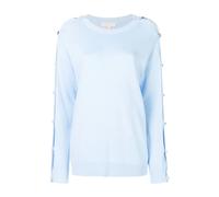 Michael Kors- Suéter de cuello redondo- Knitwear- Mujer- Azul- L- Suéter de cuello redondo