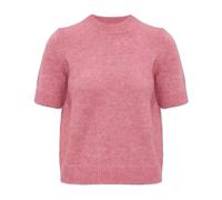 Michael Kors- Suéter de manga corta de mezcla de nailon y alpaca- Knitwear- Mujer- Rosa- M- Suéter de manga corta de mezcla de nailon y alpaca