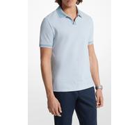 Michael Kors Textured Casual Polo Shirt In Chambray Blue Talla: S | Polos Outlet | Hombre | Azul