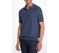 Michael Kors Textured Casual Polo Shirt In Navy Blue Talla: M | Polos Outlet | Hombre | Azul