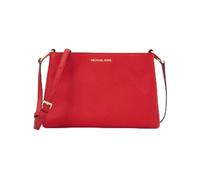 Michael Kors Trisha - Bolso cruzado mediano de piel granulada, Red