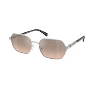 Michael Kors Unisex Michael Kors MK1165 SAINT MARTIN 18933D Gafas de sol Metal Plata Marrón Geométrico Normal Sombreado