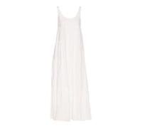 Michael Kors - Vestido Blanco de Verano con Volantes - Dresses - Mujer - Blanco - M -
